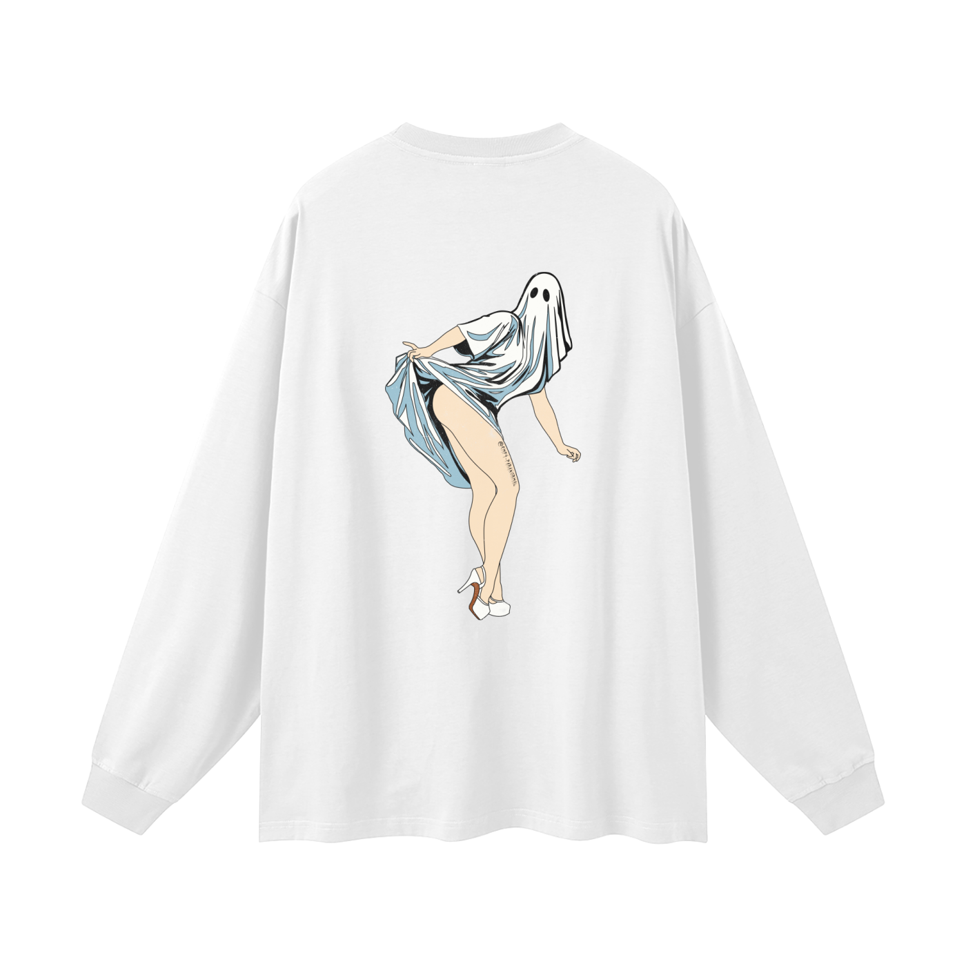 Paranormal Pinup Long Sleeve Shirt
